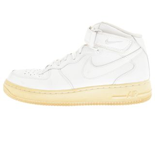 ナイキ(NIKE)のNIKE ナイキ AIR FORCE 1 MID 07 315123-111 エアフォース1 ミッドカットスニーカー シューズ US9.5/27.5cm ホワイト(スニーカー)