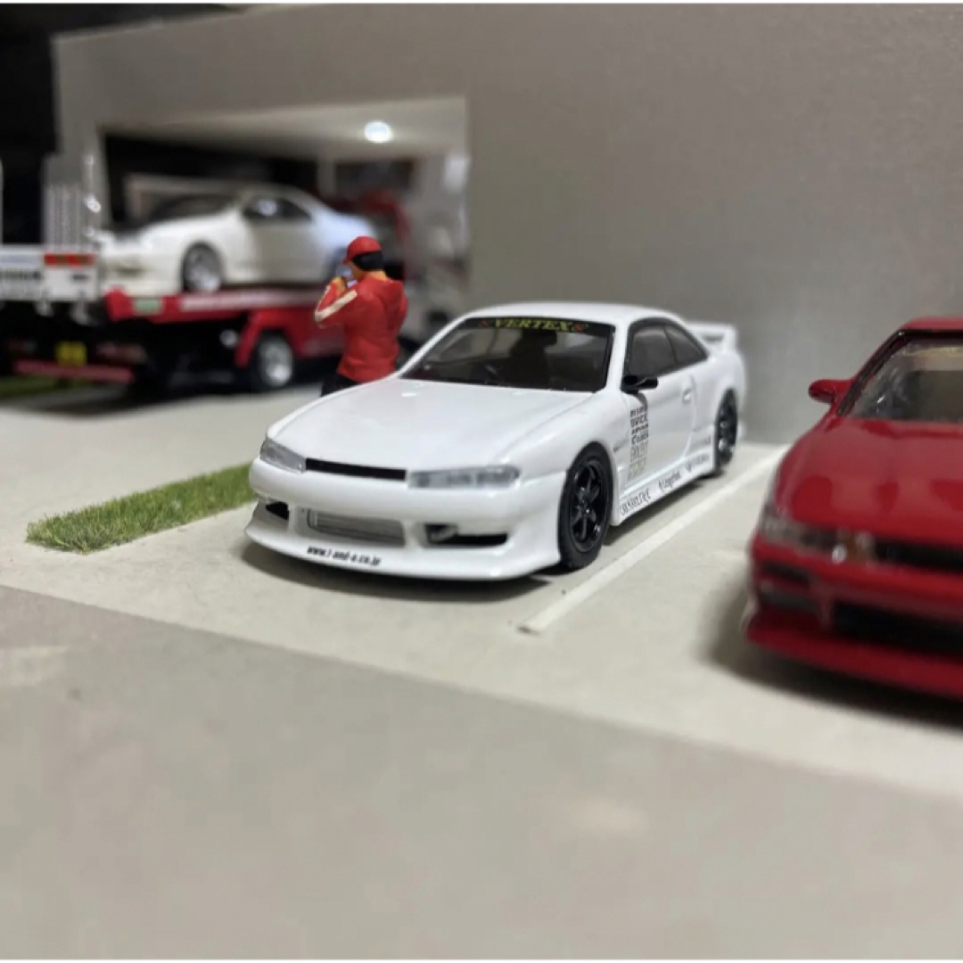 ターマックワークス 1/64 VERTEX　s14 シルビア　トミカ改造