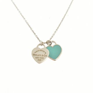 ティファニー(Tiffany & Co.)のTIFFANY & Co. ティファニー リターン トゥ ティファニー ハート ペンダント ネックレス シルバー/ブルー(ネックレス)