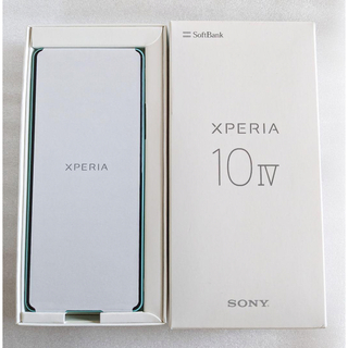ソニー(SONY)のSONY Xperia 10 IV ミント SoftBank (スマートフォン本体)