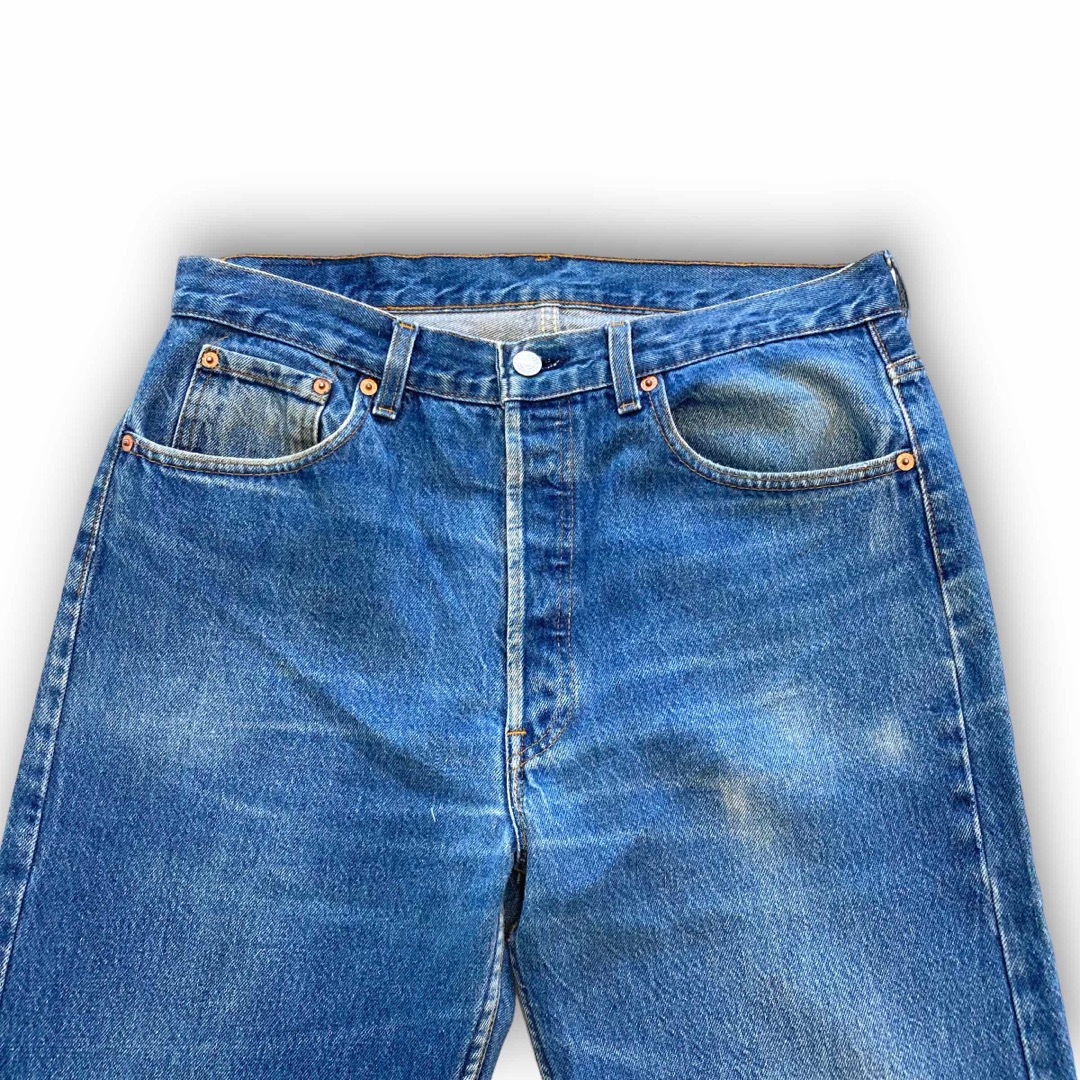 【Levi's】90s リーバイス501 デニムパンツ 赤文字紙パッチ USA製