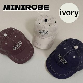 minirobe champion cap 帽子 キャップ キッズ ベビー 韓国(帽子)