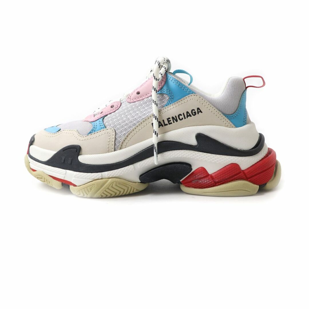 極美品☆BALENCIAGA バレンシアガ 524039 TRIPLE S トリプルＳ ロゴ