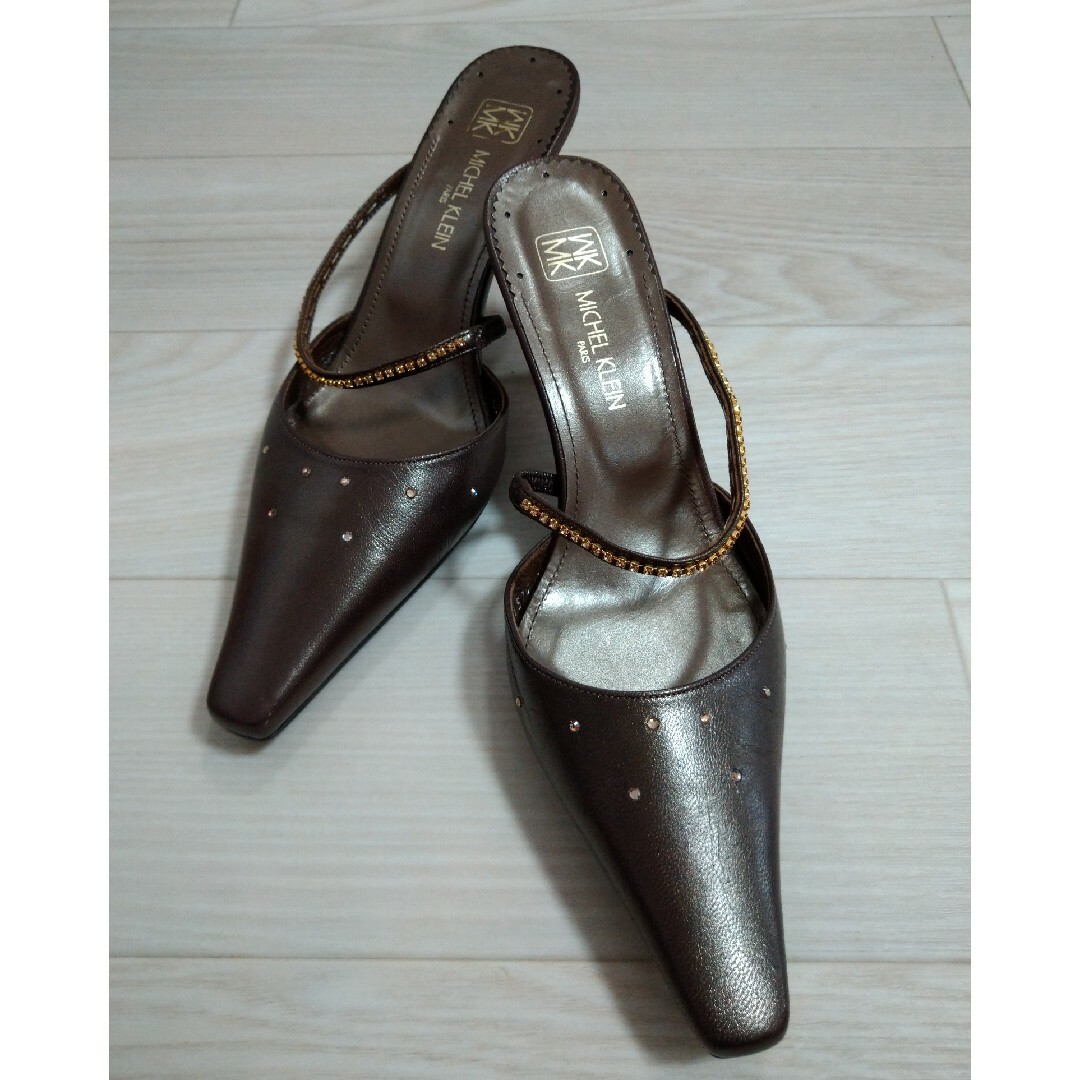 MK MICHEL KLEIN(エムケーミッシェルクラン)の☆MK MICHEL KLEIN PARISパンプス　23-23.5㌢1☆ レディースの靴/シューズ(ハイヒール/パンプス)の商品写真