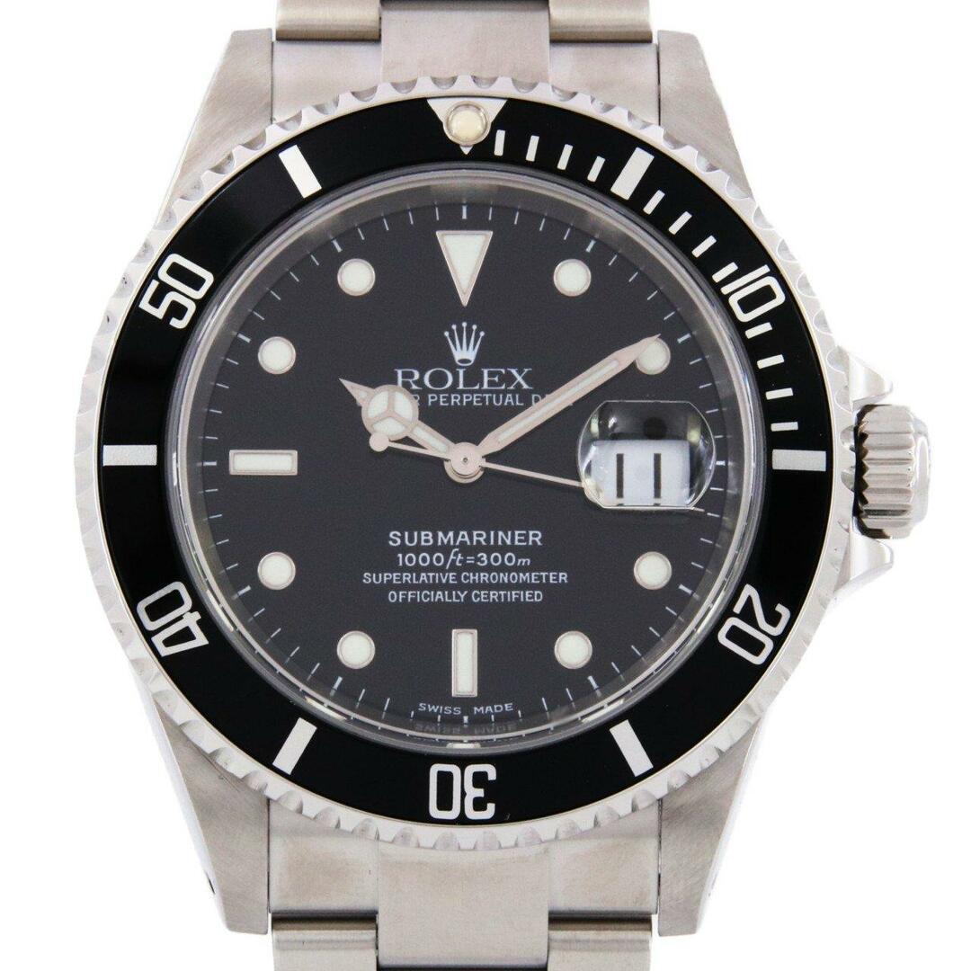 ロレックス サブマリーナーデイト 16610 SS 自動巻 Y番 482160円 メンズ 時計 腕時計(アナログ)