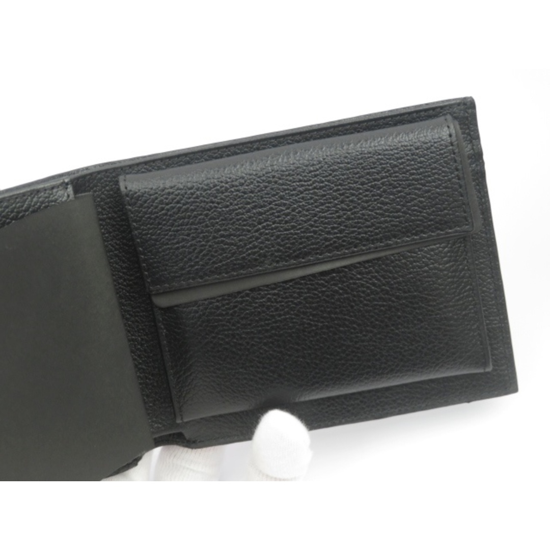 【値下げ】■新同■　ダンヒル コンフィデンシャル ライン 二つ折り 財布 ブラック レザー 箱 【A75210】 5