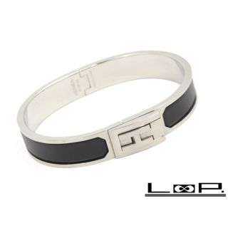 エルメス(Hermes)の▼値下げ▼　■美品■　エルメス ジェット ブレスレット バングル メンズ シルバー グレー SV 【A74761】(ブレスレット)