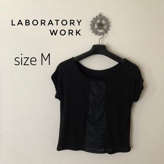 ラボラトリーワーク(LABORATORY WORK)のLABORATORY WORK ラボラトリーワーク デザイン Tシャツ 黒 M(カットソー(半袖/袖なし))