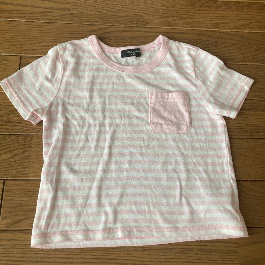 COMME CA ISM(コムサイズム)の110センチ　半袖　まとめ売り キッズ/ベビー/マタニティのキッズ服女の子用(90cm~)(Tシャツ/カットソー)の商品写真