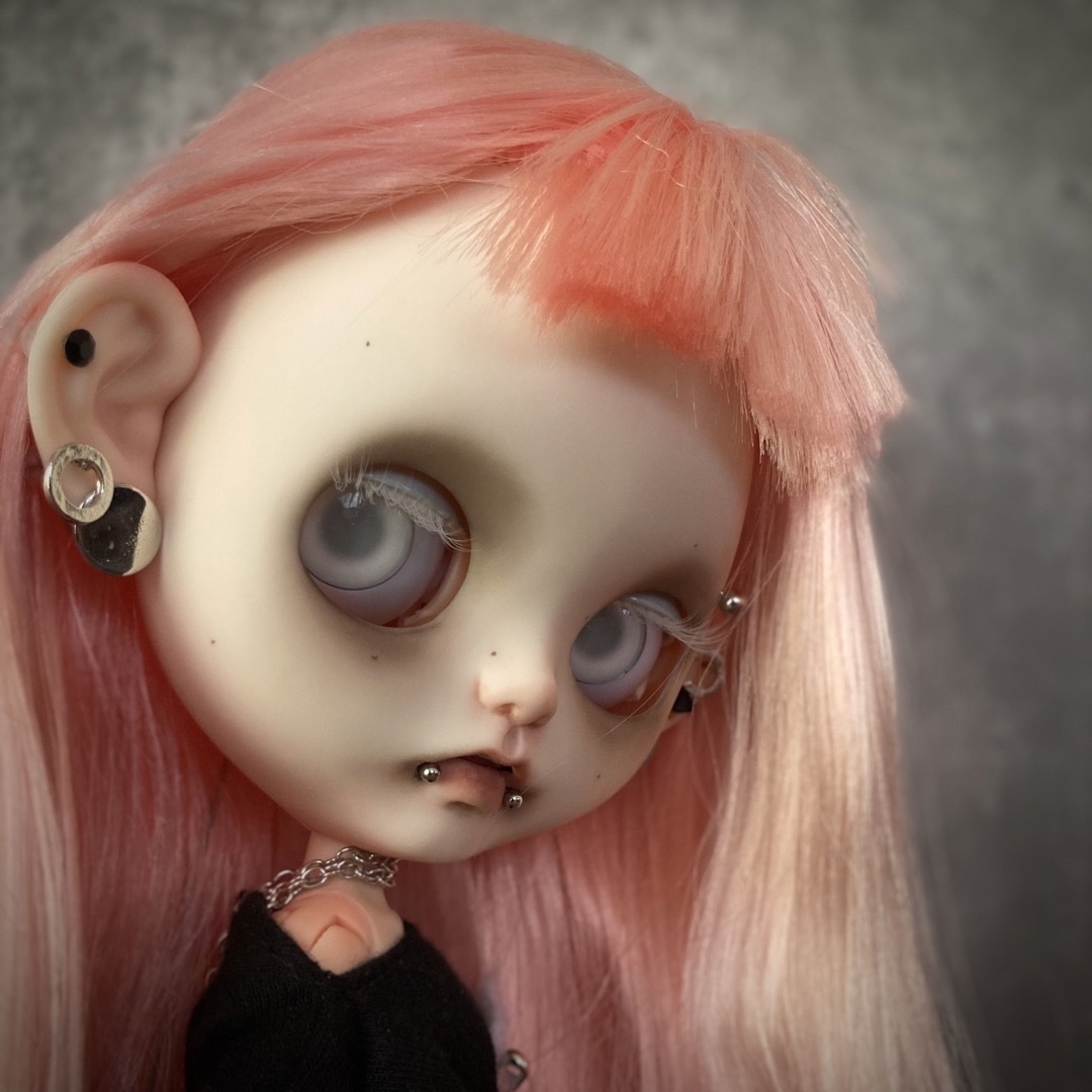 【necoma doll】ロック女子!ピンクロングの白肌ちゃん◆OFフルセット!
