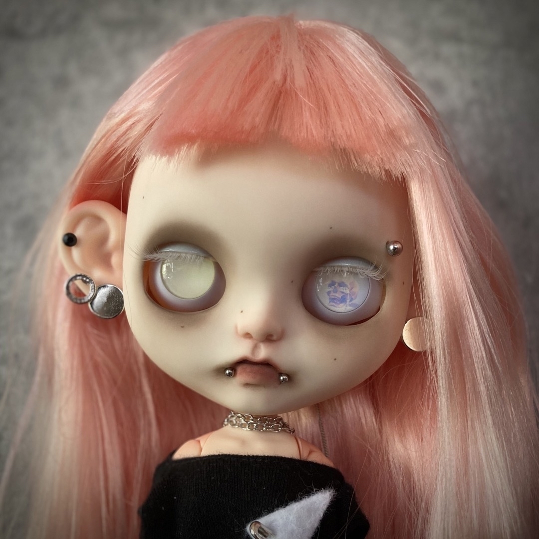 【necoma doll】ロック女子!ピンクロングの白肌ちゃん◆OFフルセット!