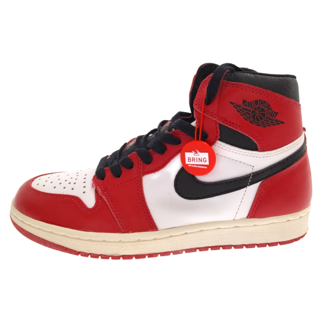 NIKE ナイキ 94年復刻 AIR JORDAN 1 HIGH CHICAGO エアジョーダン1ハイ シカゴ ハイカットスニーカー ホワイト/レッド/ブラック US9/27cm 130207-101