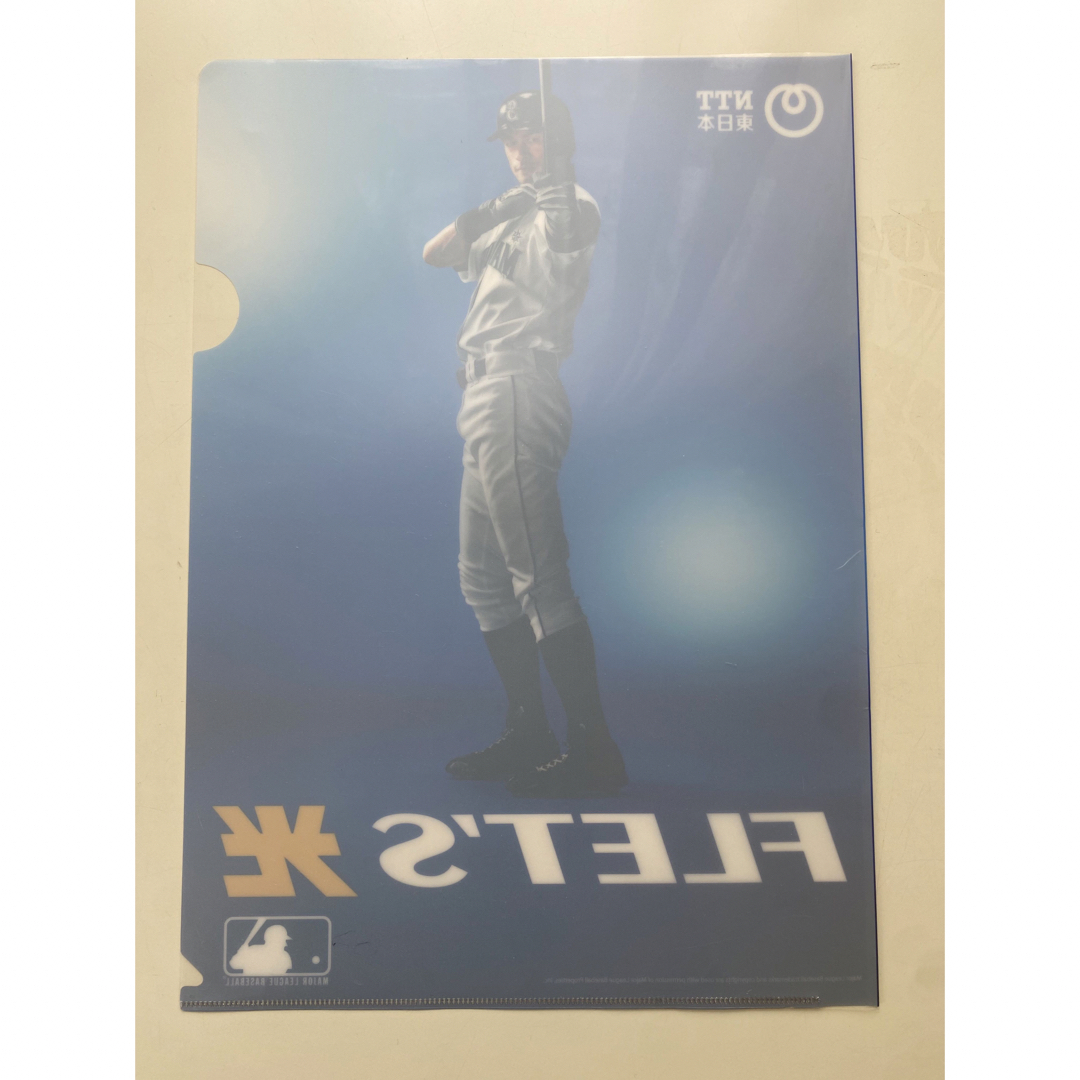 NTT Communications(エヌティティコミュニケーションズ)のNTT フレッツ光 イチロー クリアファイル スポーツ/アウトドアの野球(記念品/関連グッズ)の商品写真
