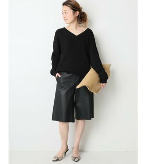 ドゥーズィエムクラス(DEUXIEME CLASSE)のドゥーズィエムクラス　leather half パンツ(ハーフパンツ)