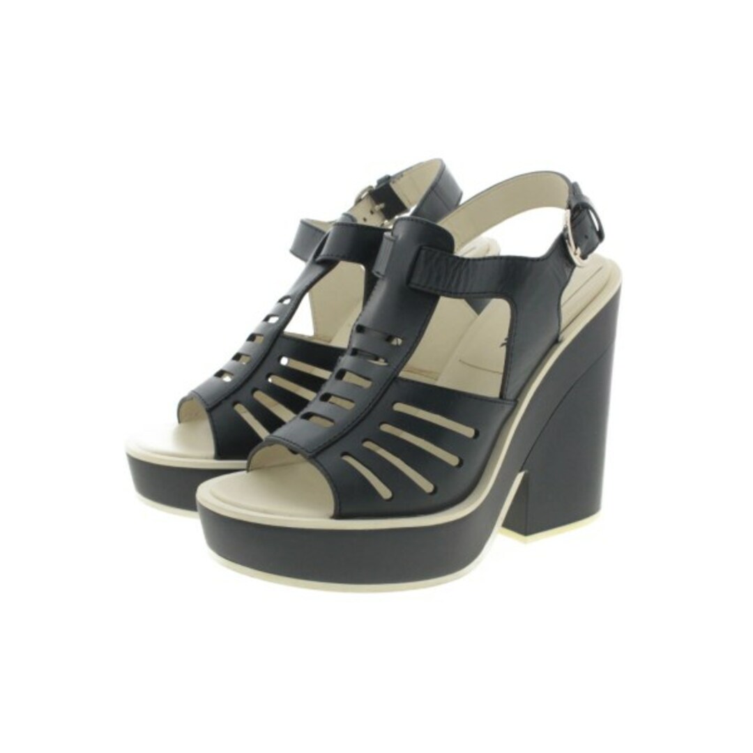 JIL SANDER NAVY サンダル EU37 1/2(24cm位)