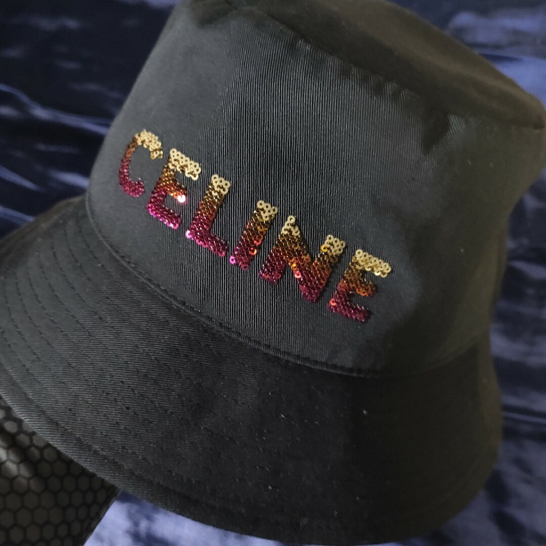 celine - CELINE エンブロイダリー バケットハット セリーヌ HATの通販