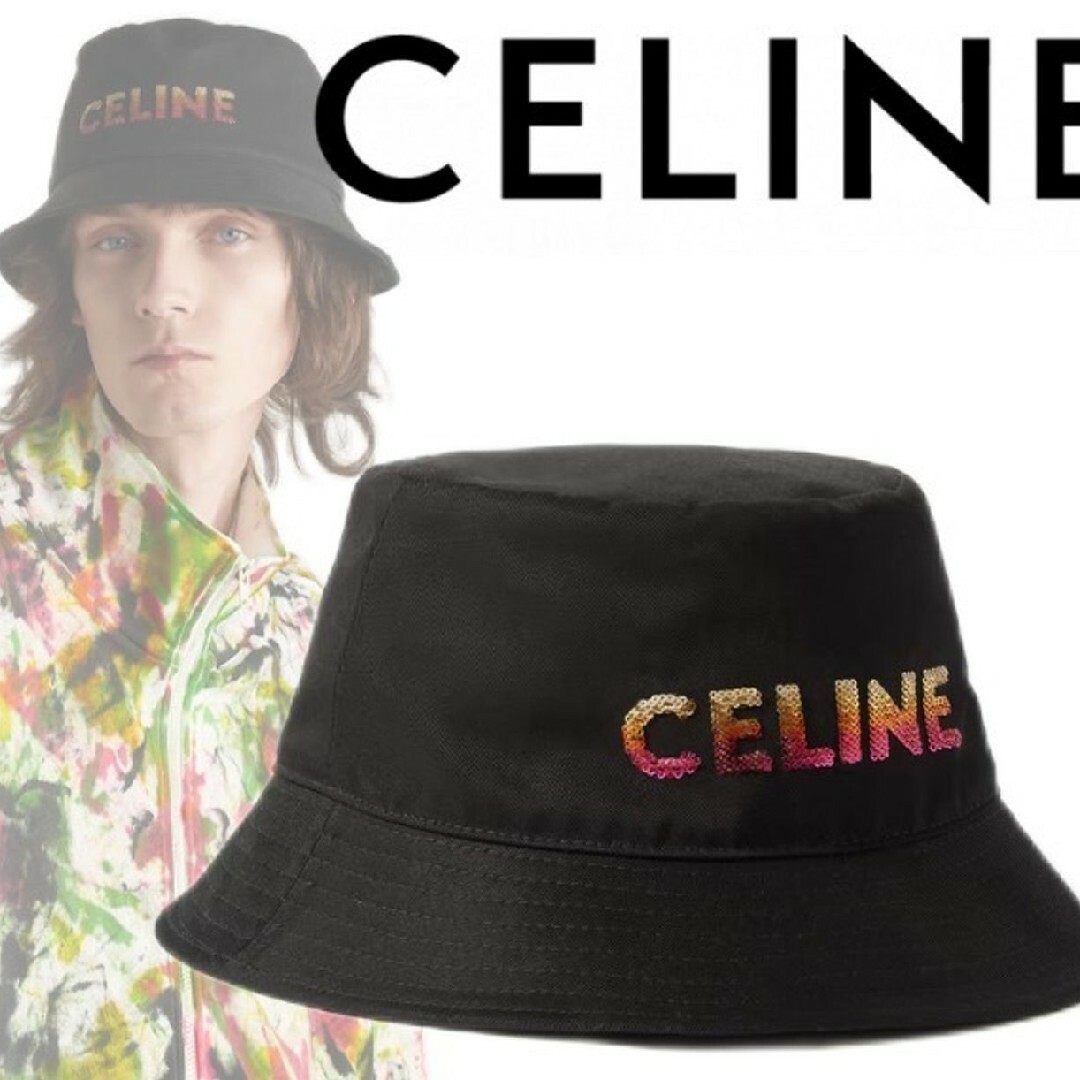 celine(セリーヌ)のCELINE　エンブロイダリー　バケットハット　セリーヌ　HAT メンズの帽子(ハット)の商品写真