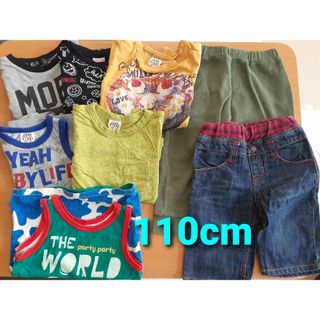 ジャンクストアー(JUNK STORE)の110cm　ティシャツ　タンクトップ　ハーフパンツ　ズボン　まとめ売り(Tシャツ/カットソー)