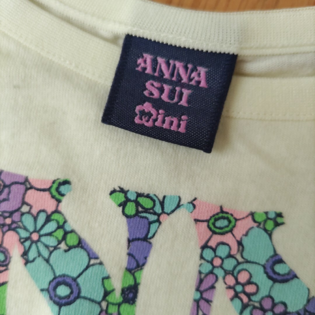 ANNA SUI mini(アナスイミニ)のアナスイミニ　イエローティシャツ　120 キッズ/ベビー/マタニティのキッズ服女の子用(90cm~)(Tシャツ/カットソー)の商品写真