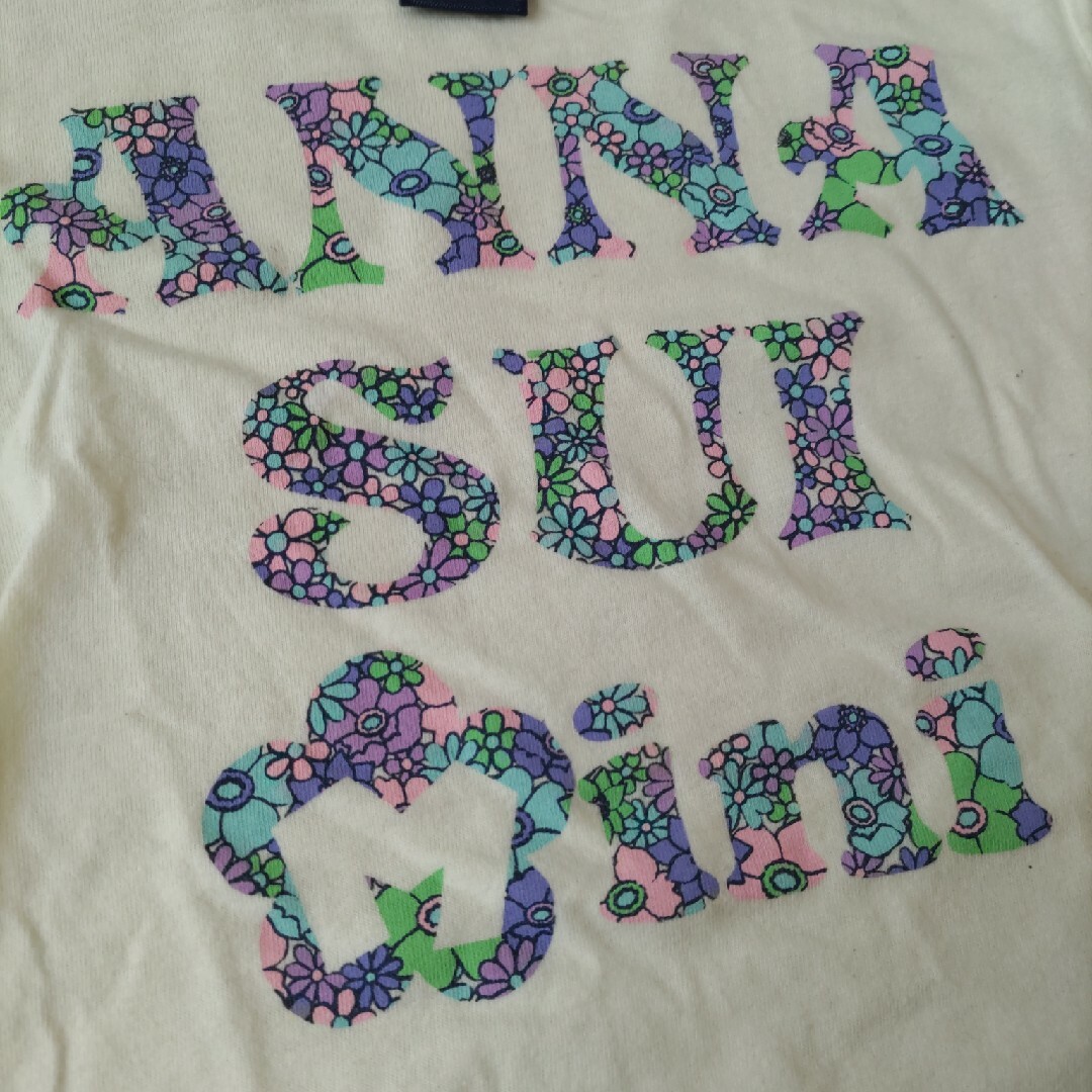 ANNA SUI mini(アナスイミニ)のアナスイミニ　イエローティシャツ　120 キッズ/ベビー/マタニティのキッズ服女の子用(90cm~)(Tシャツ/カットソー)の商品写真