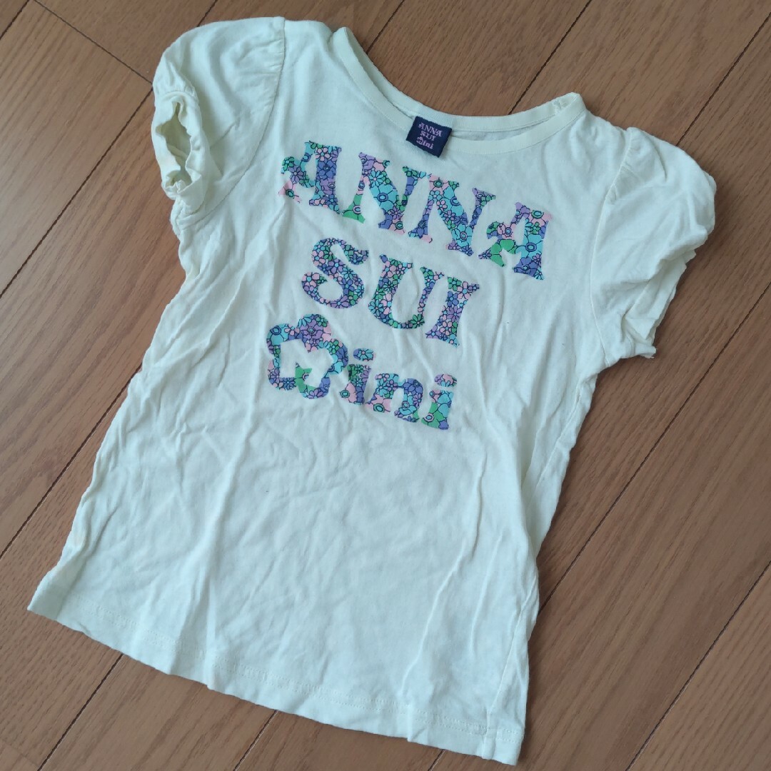 ANNA SUI mini(アナスイミニ)のアナスイミニ　イエローティシャツ　120 キッズ/ベビー/マタニティのキッズ服女の子用(90cm~)(Tシャツ/カットソー)の商品写真