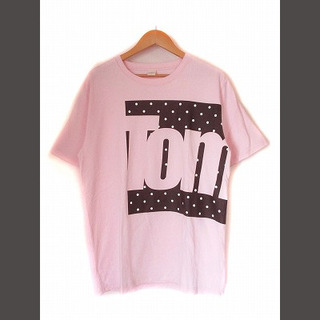 トミー(TOMMY)のトミー TOMMY プリントTシャツ 両面プリント 半袖 ピンク XL(Tシャツ/カットソー(半袖/袖なし))