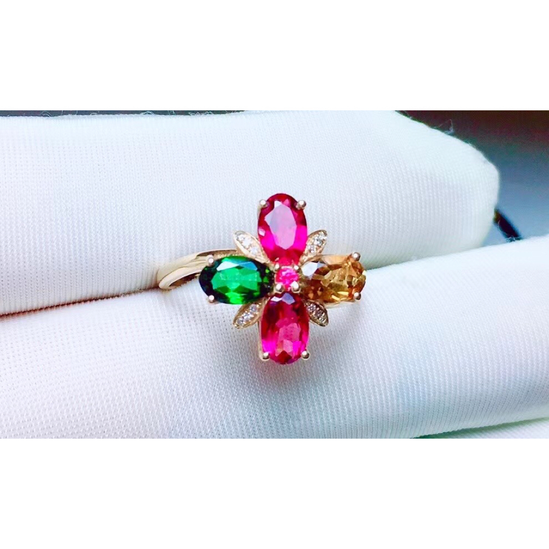 ⭐︎【高級】トルマリン リング k18 2.3ct - リング(指輪)