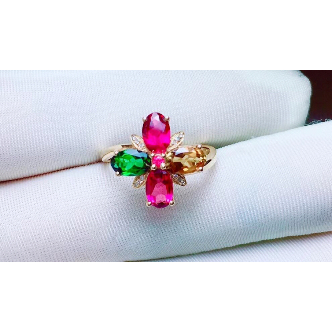 ⭐︎【高級】トルマリン リング k18 2.3ct