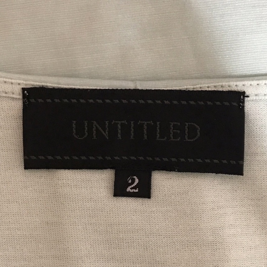 UNTITLED(アンタイトル)の★UNTITLED/アンタイトル★極美品★半袖カットソー2(M.9号) レディースのトップス(カットソー(半袖/袖なし))の商品写真