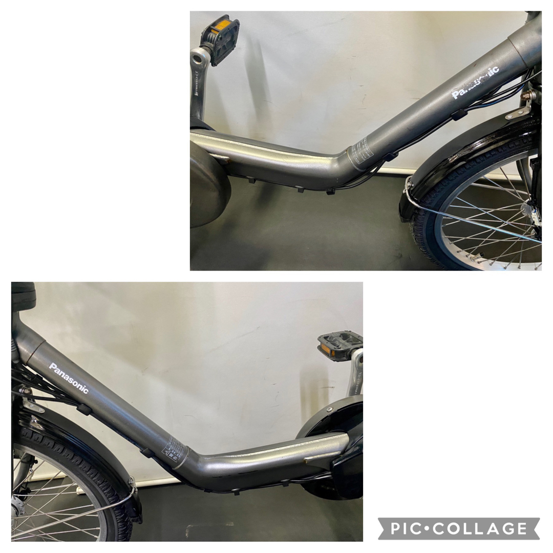 電動自転車 パナソニック ギュットミニ 20インチ 12ah パワフル グレー