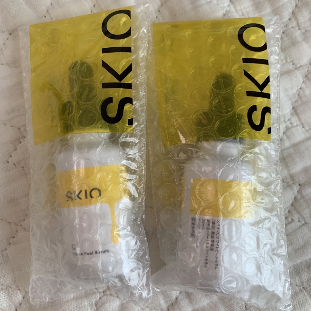 ロート製薬(ロートセイヤク)のSKIO VCホワイトピールセラム2本セット ロート製薬 スキオ | 美白美容液 コスメ/美容のスキンケア/基礎化粧品(美容液)の商品写真