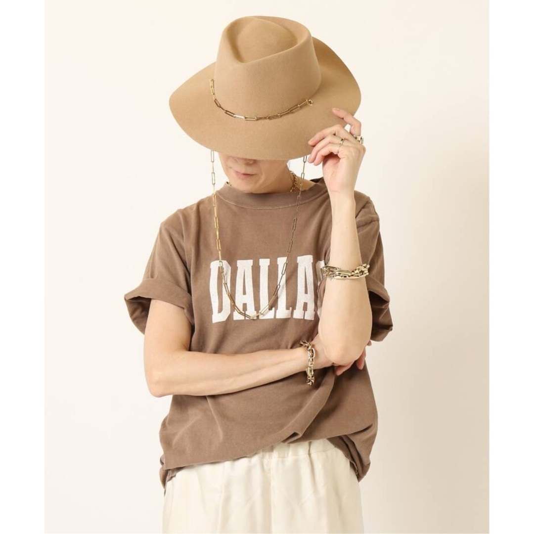 【REMI RELIEF/レミレリーフ】DALLAS Tシャツ(BROWN)