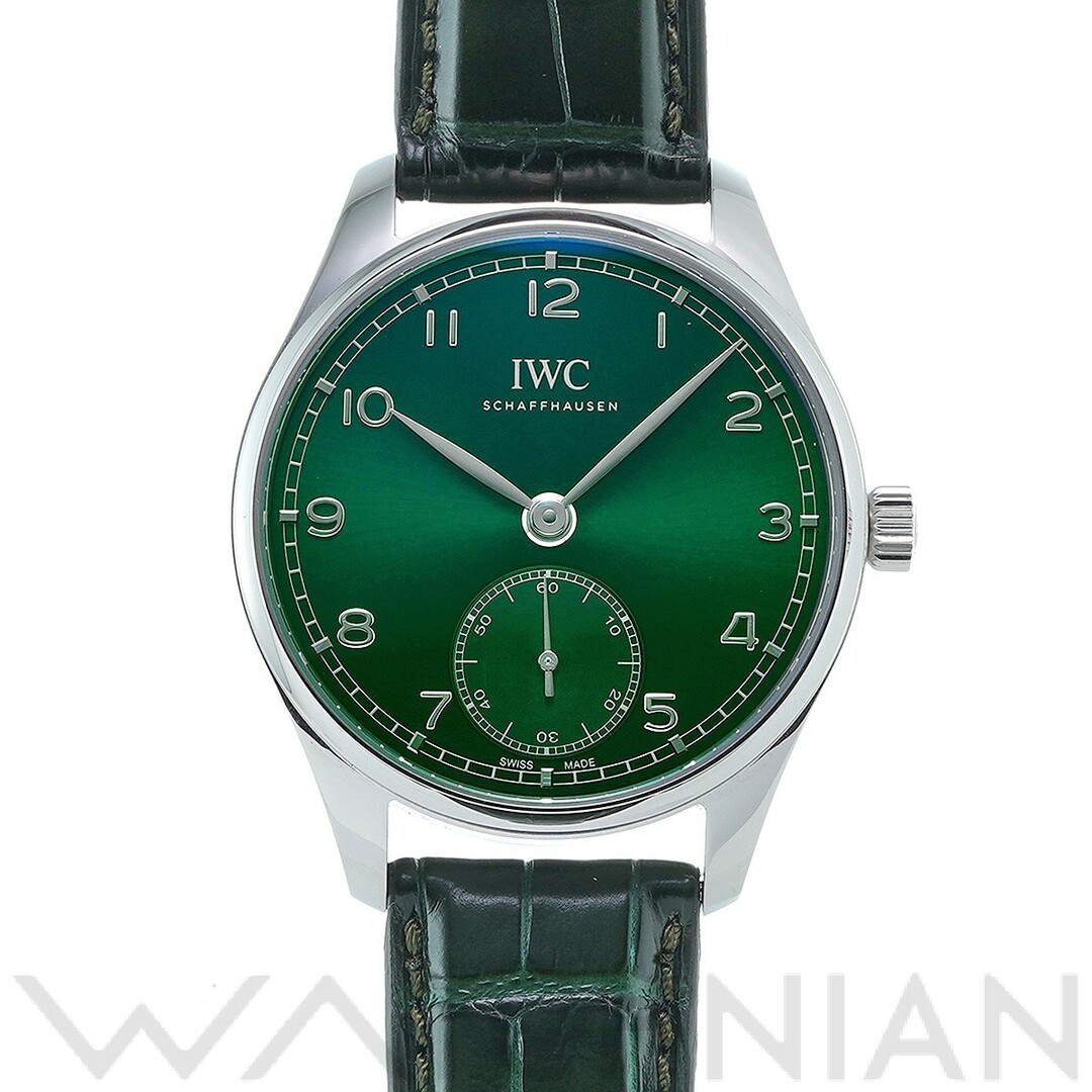IWC(インターナショナルウォッチカンパニー)の中古 インターナショナルウォッチカンパニー IWC IW358310 グリーン メンズ 腕時計 メンズの時計(腕時計(アナログ))の商品写真