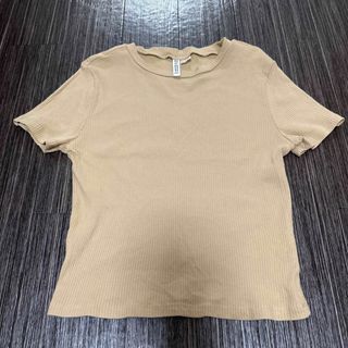 エイチアンドエム(H&M)のH&M リブTシャツ(Tシャツ(半袖/袖なし))