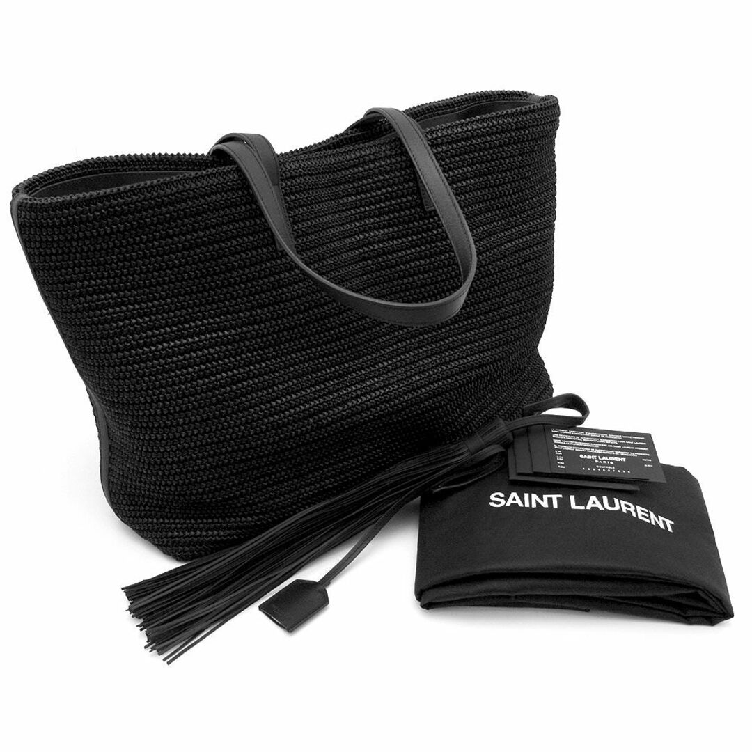 Saint Laurent(サンローラン)の美品 ショッピング・サンローラン トートバッグ 490793 ブラック YSL レディースのバッグ(トートバッグ)の商品写真