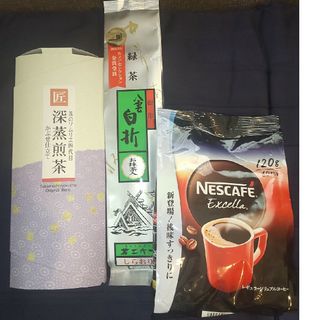 日本茶とインスタントコーヒーセット(茶)