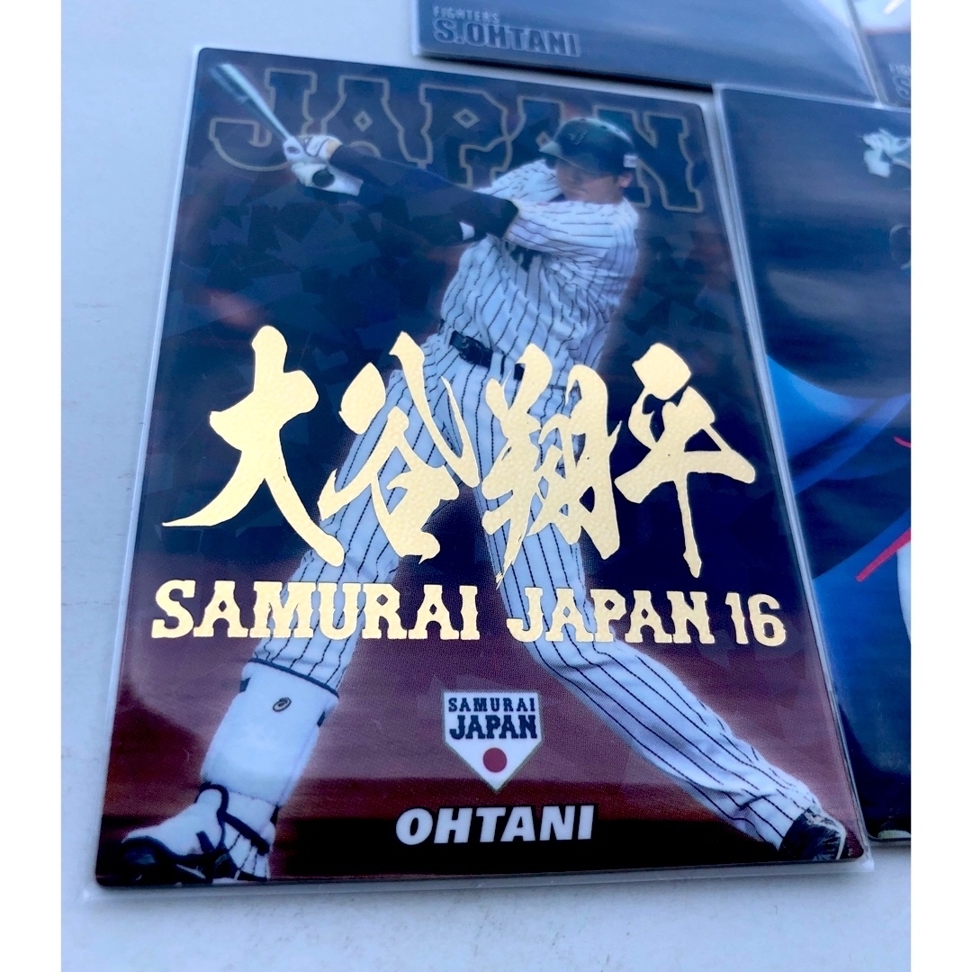 日ハム 大谷翔平【カルビープロ野球チップス】金サイン・赤サイン◎5枚◎侍ジャパン