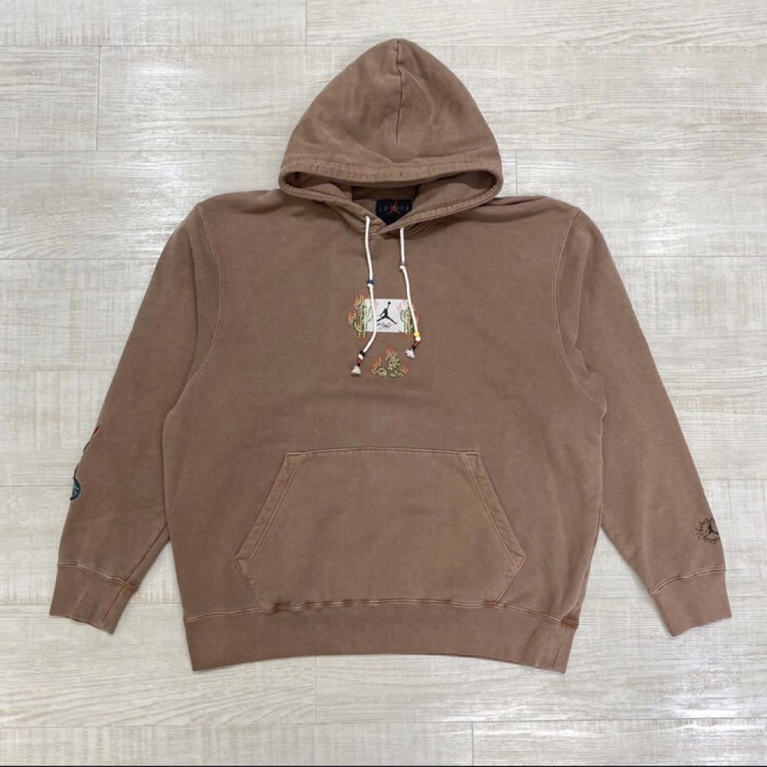 nike travis scott mj fleece hoodie 黒 XL