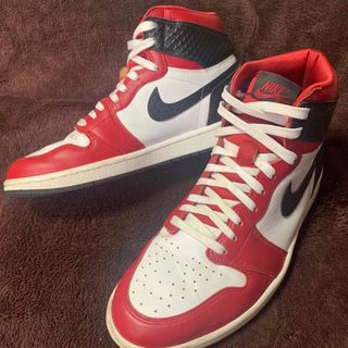 ジョーダン(Jordan Brand（NIKE）)のNike Wmns Air Jordan 1 Satin Red 27.5cm (スニーカー)