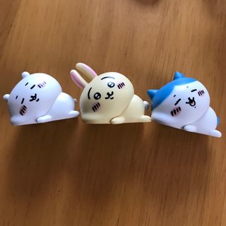 ⑩ちいかわ　ミニフィギュア　ちいかわ&うさき&ハチワレ(キャラクターグッズ)