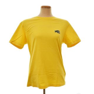 ラコステ(LACOSTE)のラコステ Tシャツ カットソー 半袖 クルーネック ロゴ ワッペン S イエロー(Tシャツ(半袖/袖なし))