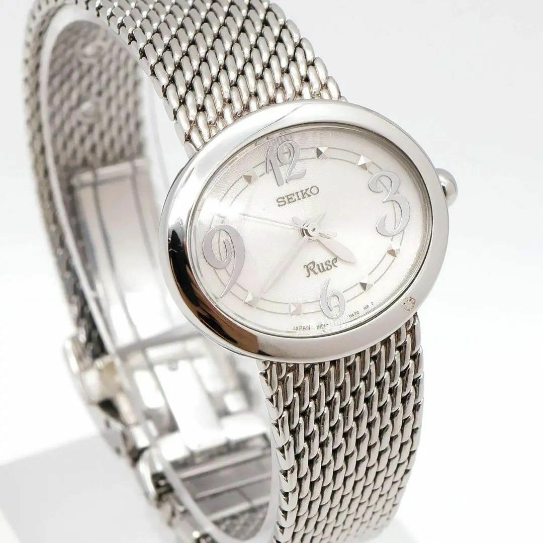 《美品》SEIKO Ruse 腕時計 シルバー ラメ ドレス ジュエリー | フリマアプリ ラクマ