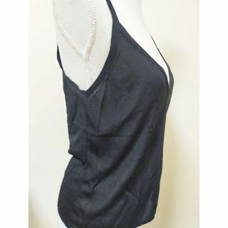 室内搬入設置無料 HERMES(エルメス) キャミソール 黒 タグ付 TK633