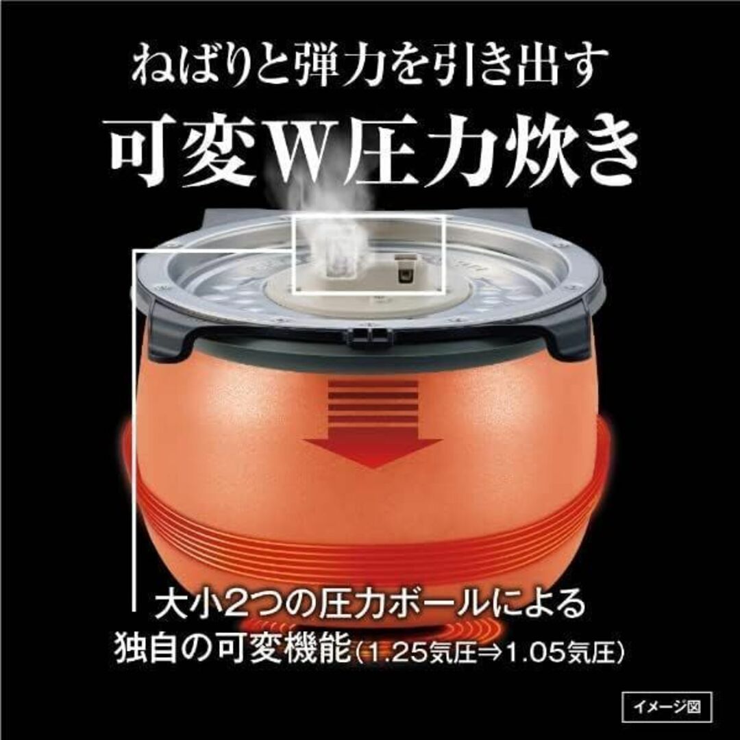 【新品未開封】 圧力IH炊飯ジャー 5.5合炊き タイガー JPI-S100WS 5