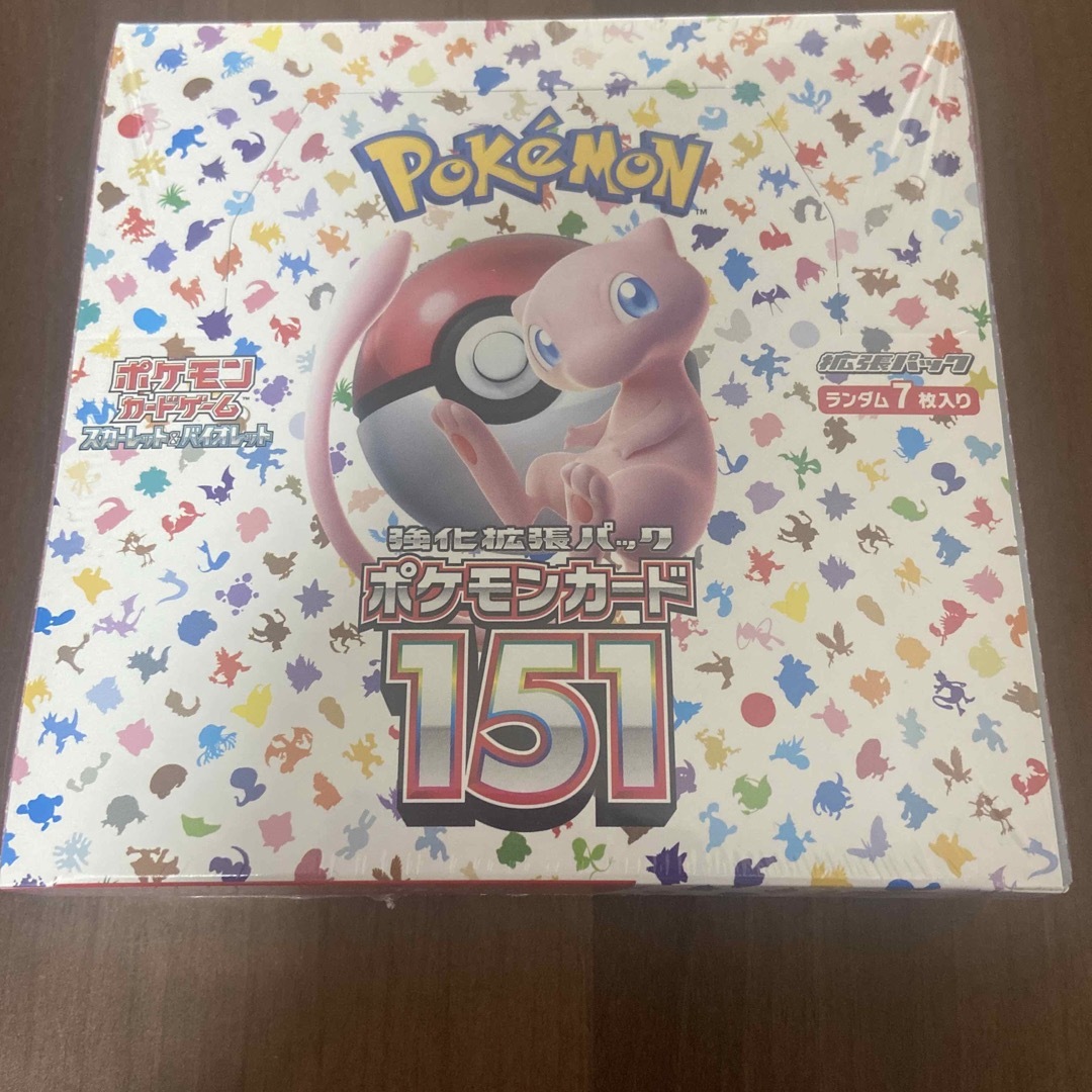 151 ポケモンカード 未開封box シュリンク付き