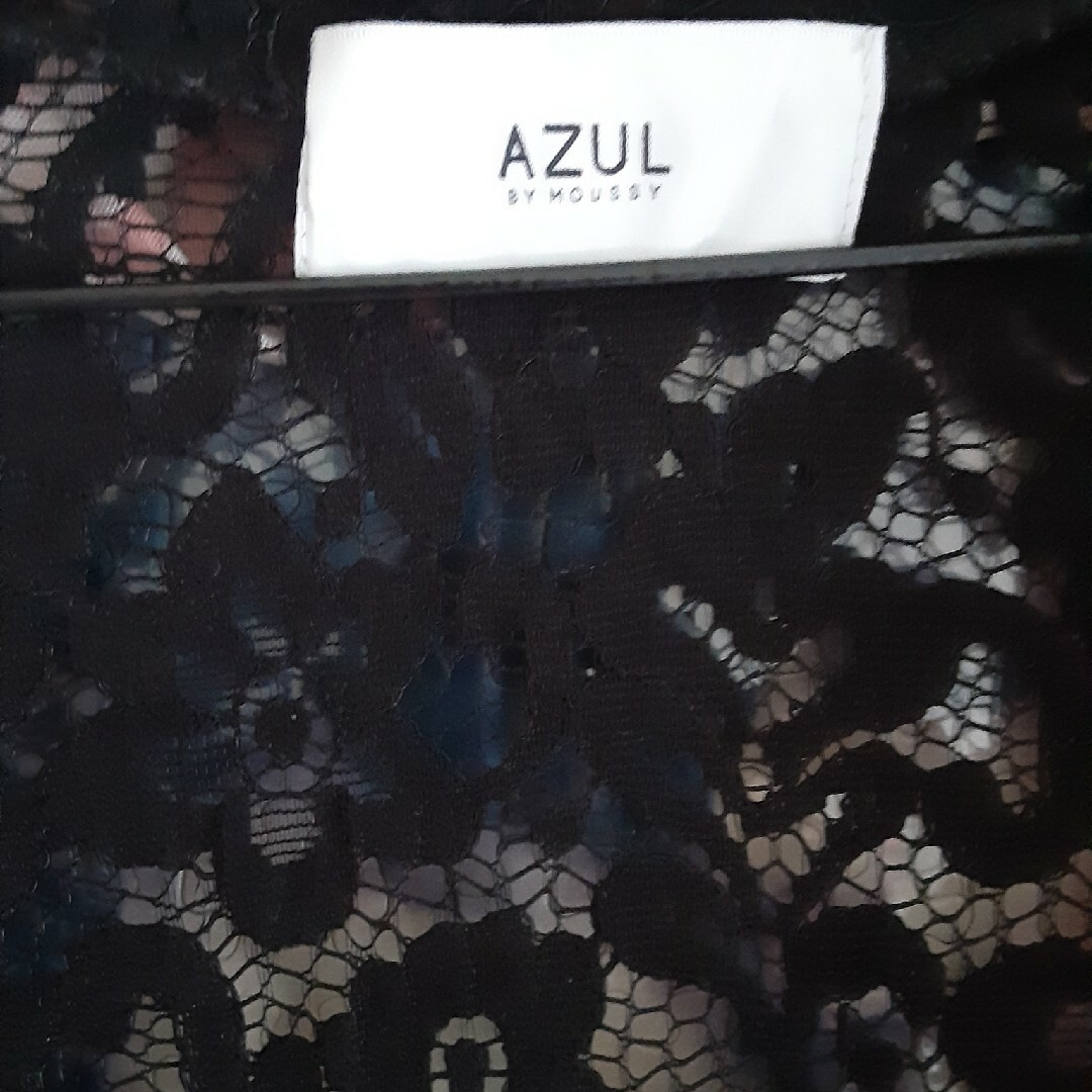 AZUL by moussy(アズールバイマウジー)のAZUL　レースカーディガン レディースのトップス(カーディガン)の商品写真