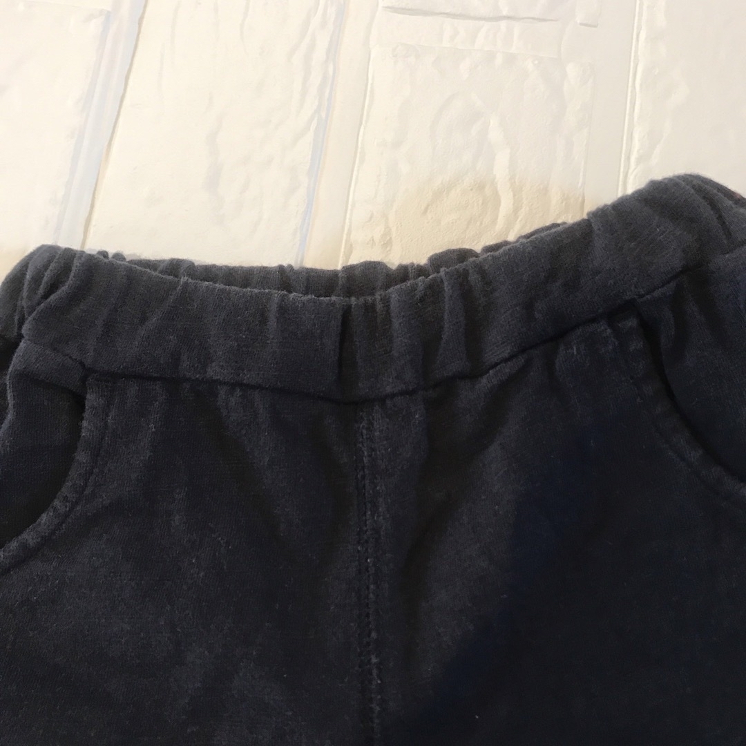 MUJI (無印良品)(ムジルシリョウヒン)の無印良品　トップバリュー　ハーフパンツ　2枚  キッズ/ベビー/マタニティのベビー服(~85cm)(パンツ)の商品写真