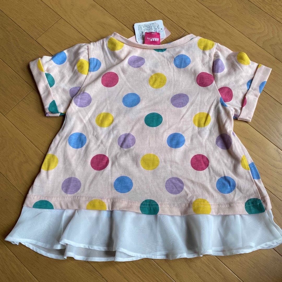 ANAP(アナップ)の薄いピンク　ANAP 130 キッズ/ベビー/マタニティのキッズ服女の子用(90cm~)(Tシャツ/カットソー)の商品写真