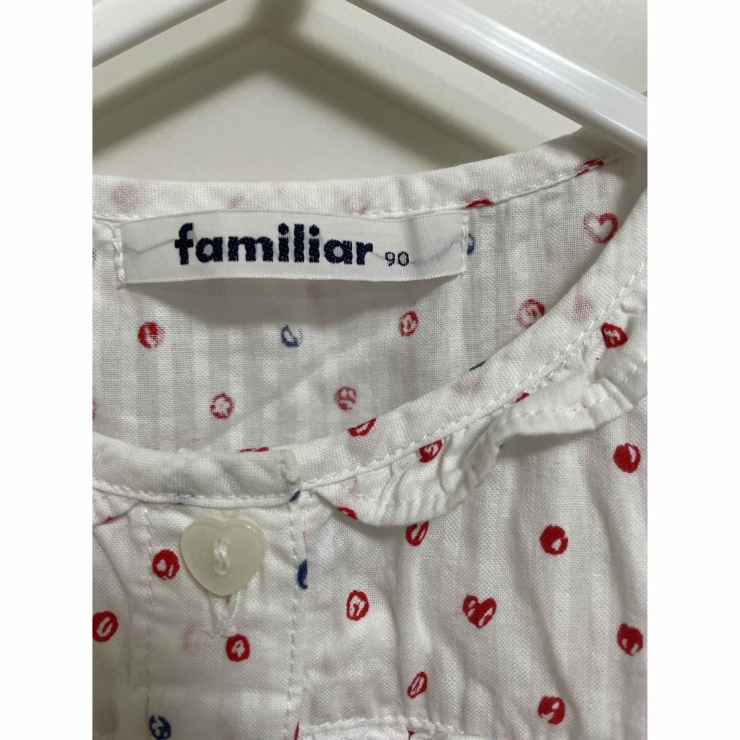 familiar(ファミリア)のリアちゃん　カットソー キッズ/ベビー/マタニティのベビー服(~85cm)(シャツ/カットソー)の商品写真