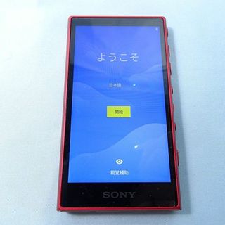 ソニー(SONY)のしゅえんど様専用◆ SONY WALKMAN NW-A107 レッド 64GB(ポータブルプレーヤー)